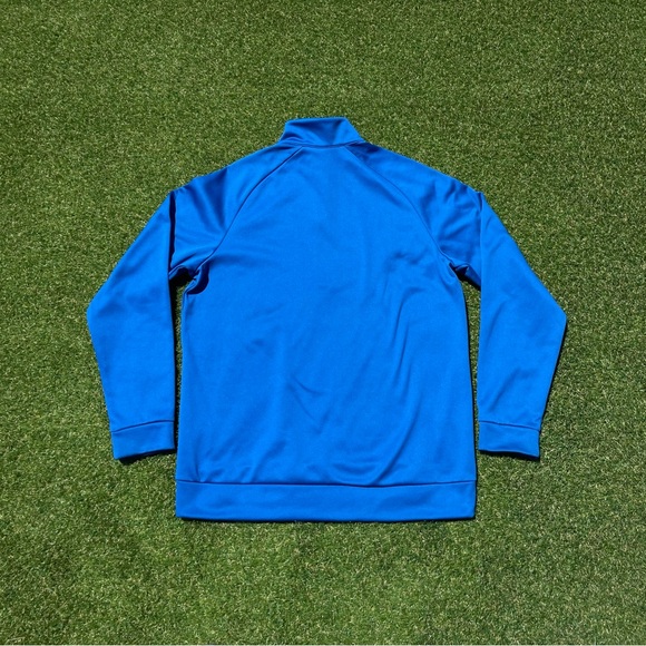 Nike Dri-Fit Half Zip Jacket Mens Size Large Blue Black - Picture 5 of 5